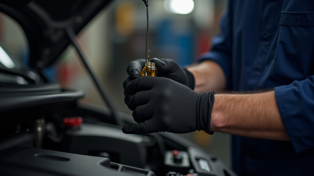 Oil change and fluid check demonstration